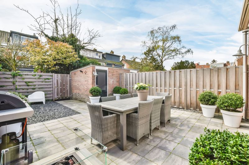 Outdoor Patio with Tile Finish